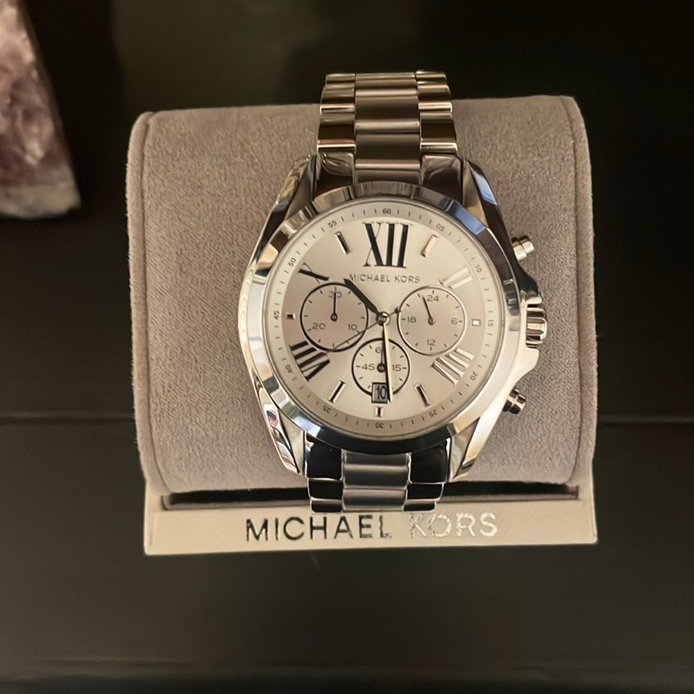 Mens Michael Kors Silver Watch